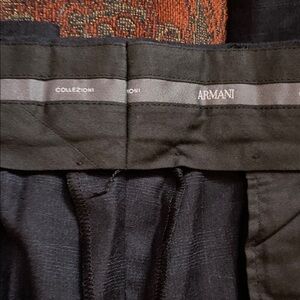 Armani Collezioni Black Dress Pants